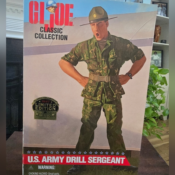 NEW G.I Joe Classic Collection US Army Drill Sergeant African American Black - Picture 2 of 6